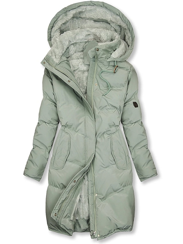 Parka Casual Chic à Capuche pour Femmes