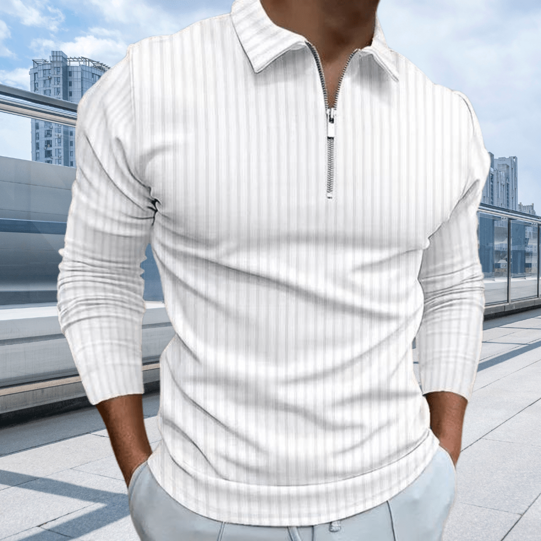 Polo Chic à Manches Longues pour Hommes - Marie Montel