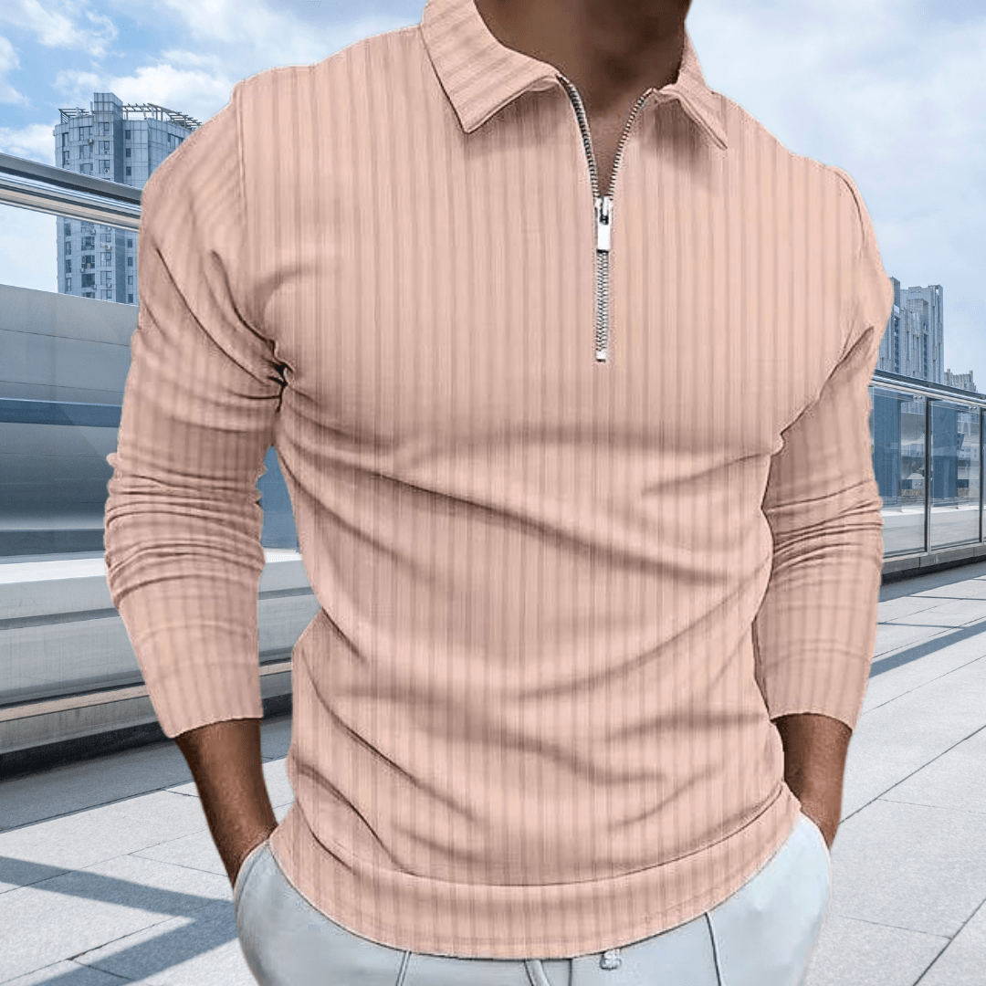 Polo Chic à Manches Longues pour Hommes - Marie Montel