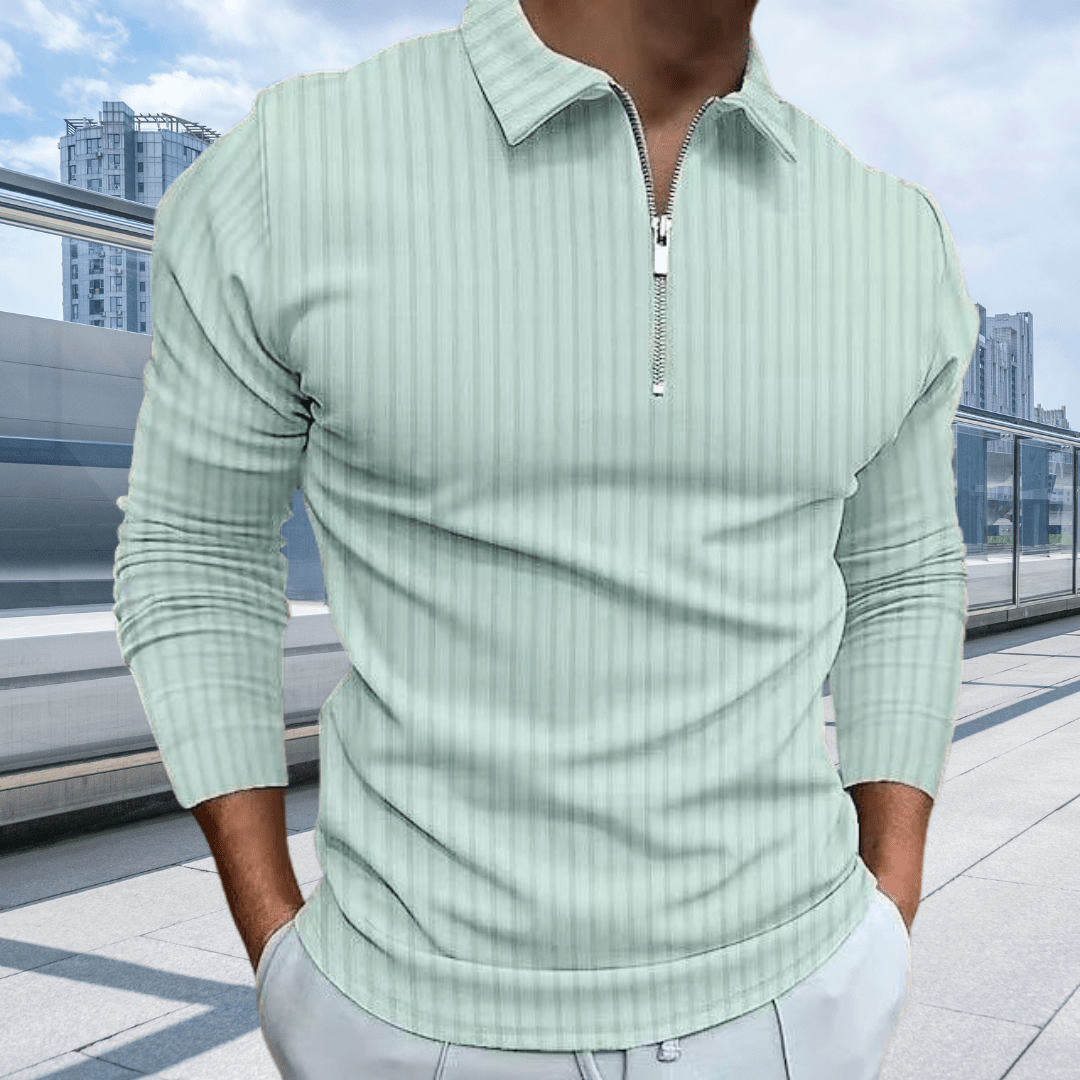 Polo Chic à Manches Longues pour Hommes - Marie Montel