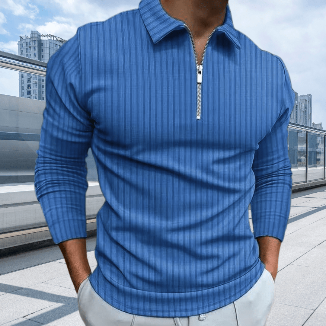 Polo Chic à Manches Longues pour Hommes - Marie Montel