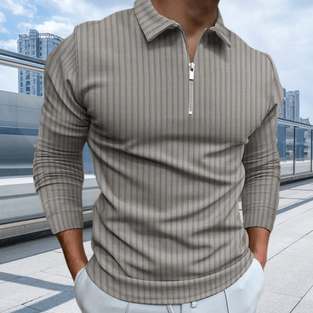 Polo Chic à Manches Longues pour Hommes - Marie Montel