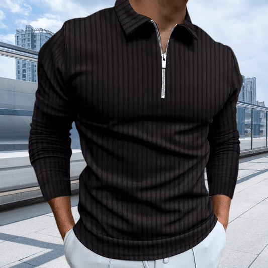 Polo Chic à Manches Longues pour Hommes - Marie Montel
