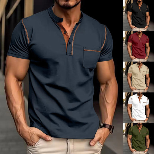 Polo Classique en Maille pour Hommes - Marie Montel
