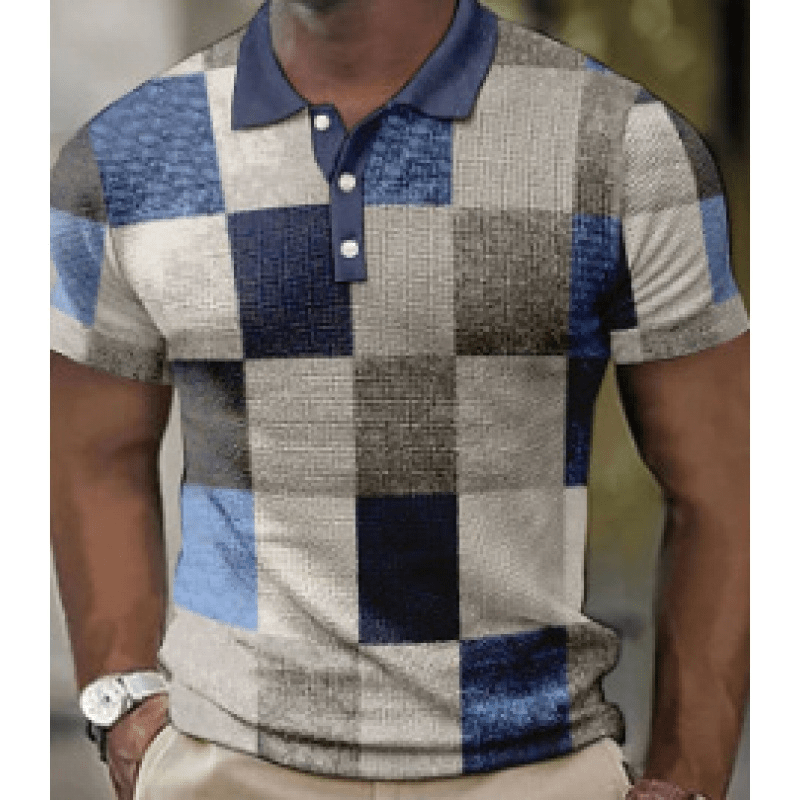Polo Élégant à Manches Courtes pour Hommes - Marie Montel