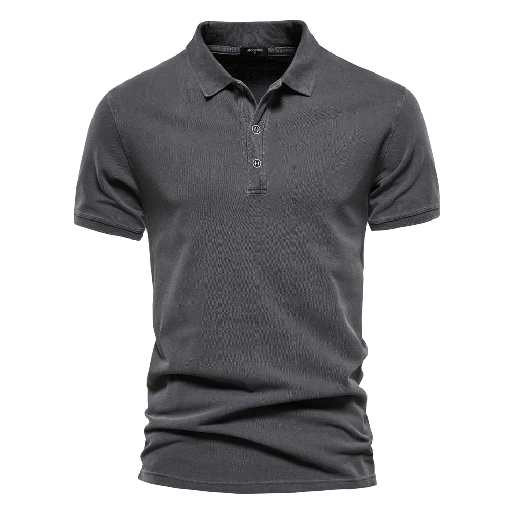 Polo en Coton pour Hommes - Style Élégant et Confortable - Marie Montel
