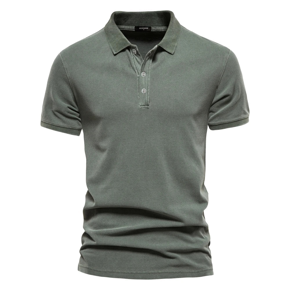 Polo en Coton pour Hommes - Style Élégant et Confortable - Marie Montel