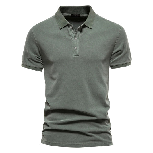 Polo en Coton pour Hommes - Style Élégant et Confortable - Marie Montel