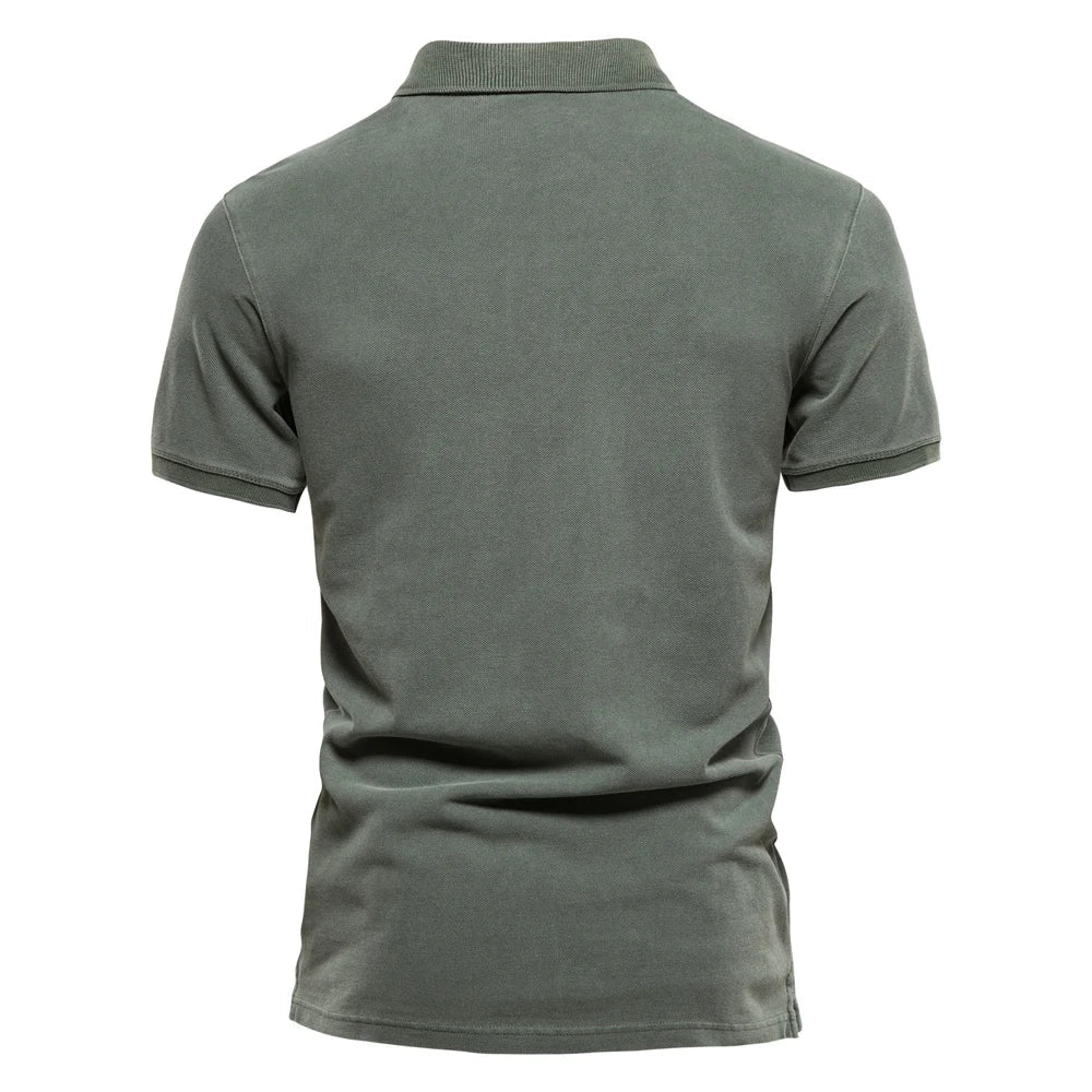 Polo en Coton pour Hommes - Style Élégant et Confortable - Marie Montel