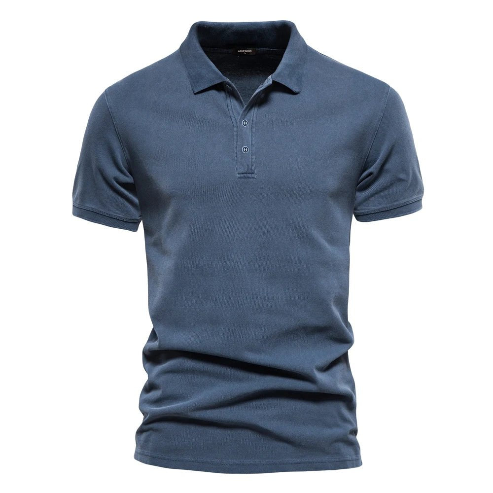 Polo en Coton pour Hommes - Style Élégant et Confortable - Marie Montel