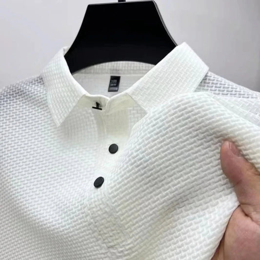 Polo Texturé pour Hommes - Marie Montel