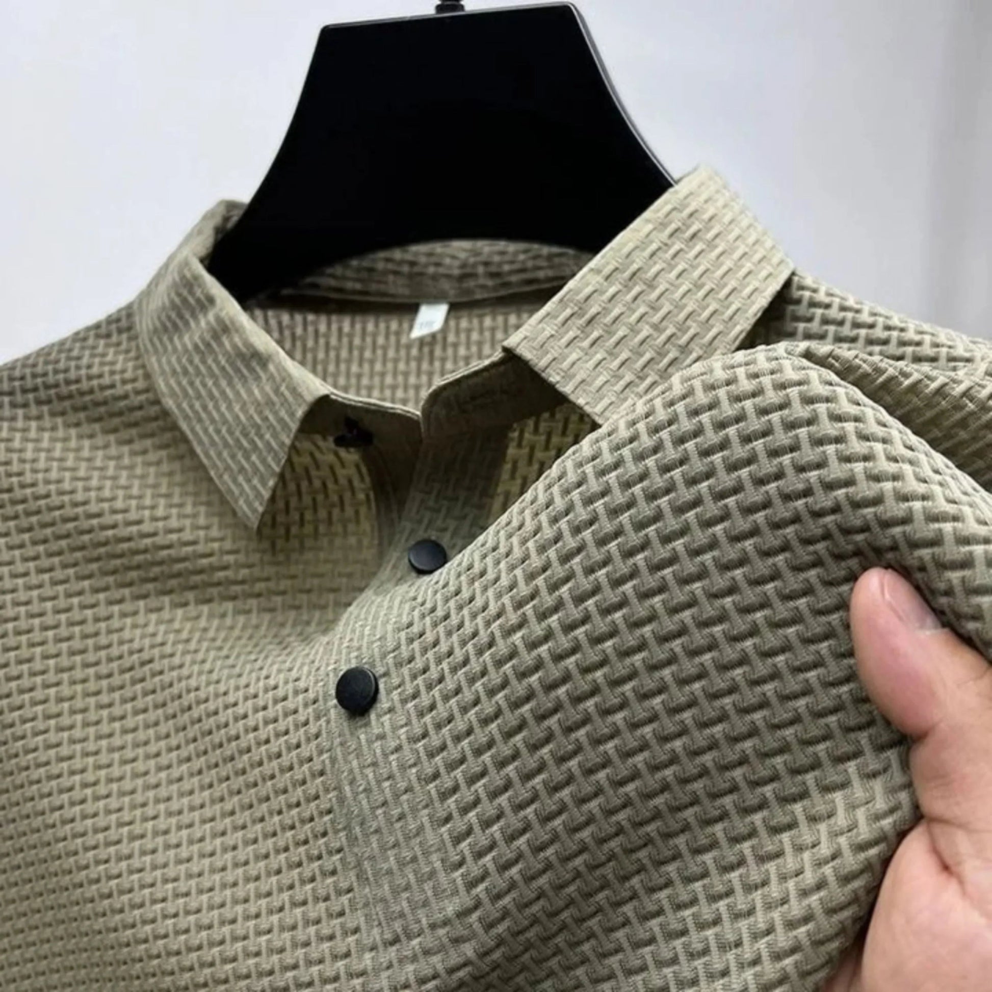 Polo Texturé pour Hommes - Marie Montel