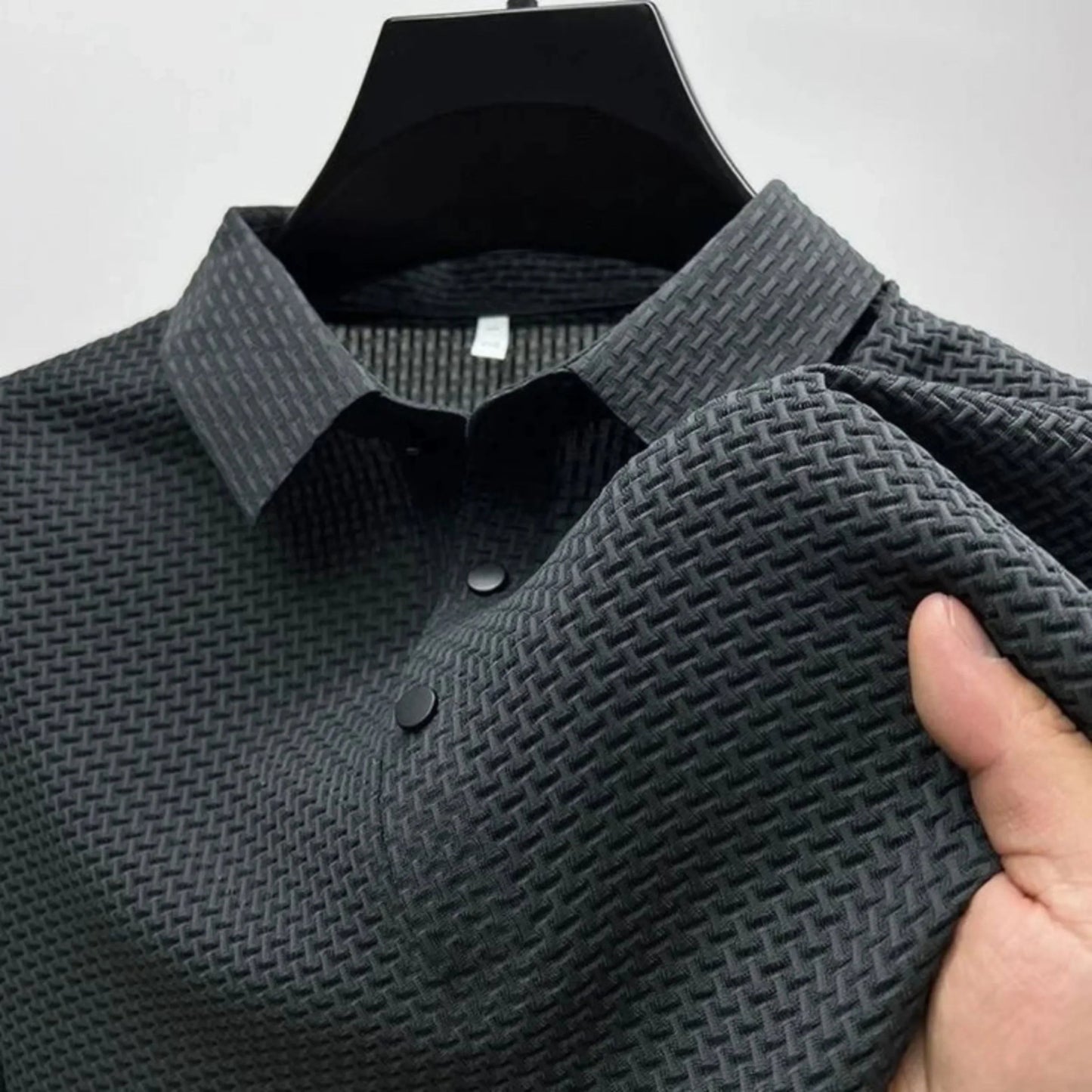 Polo Texturé pour Hommes - Marie Montel