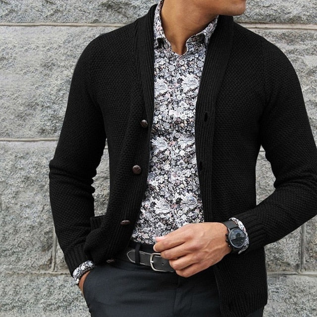 Cardigan élégant et chaud pour hommes