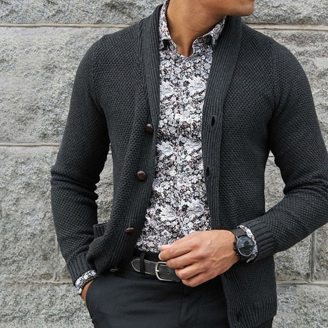 Cardigan élégant et chaud pour hommes