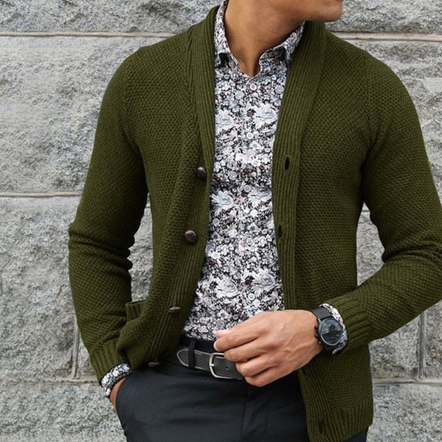 Cardigan élégant et chaud pour hommes