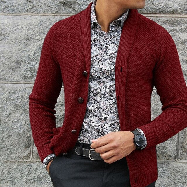 Cardigan élégant et chaud pour hommes