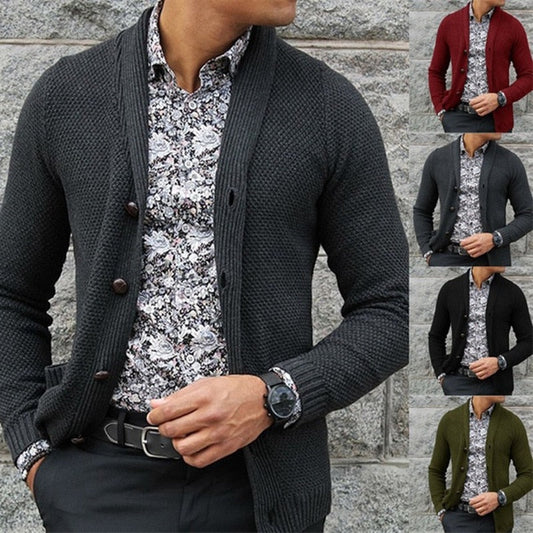 Cardigan élégant et chaud pour hommes