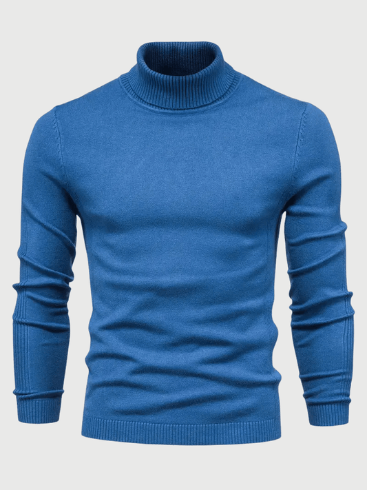 Pull à Col Roulé en Laine pour Hommes - Marie Montel