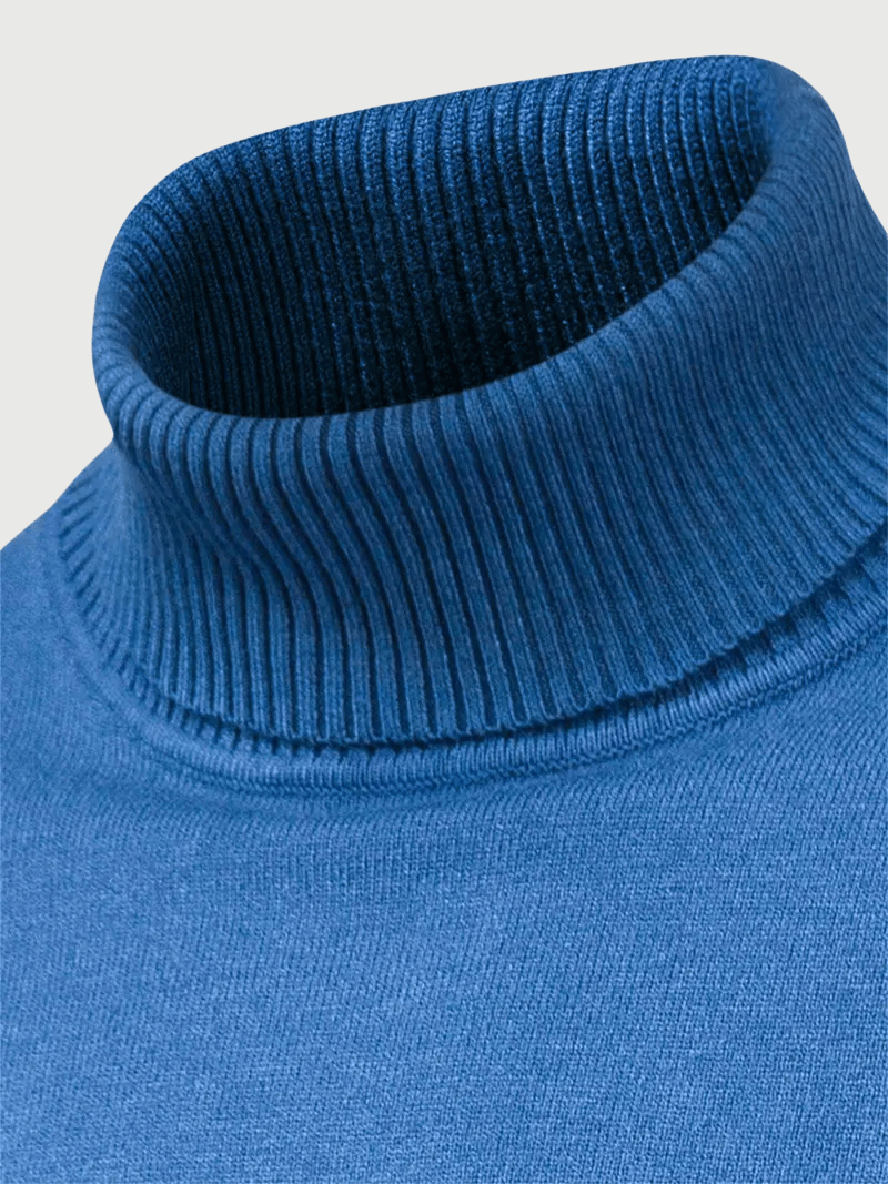 Pull à Col Roulé en Laine pour Hommes - Marie Montel
