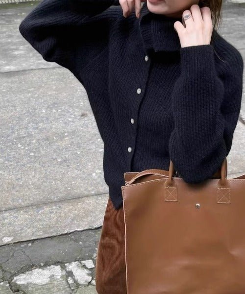 Pull à Col Roulé Épais en Laine pour Femmes - Marie Montel