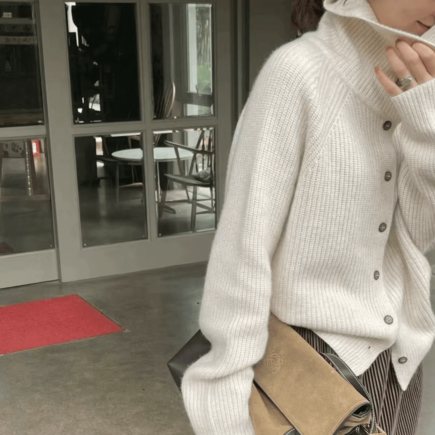 Pull à Col Roulé Épais en Laine pour Femmes - Marie Montel