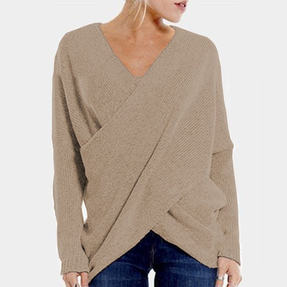 Pull Ample à Manches Longues pour Femmes - Marie Montel