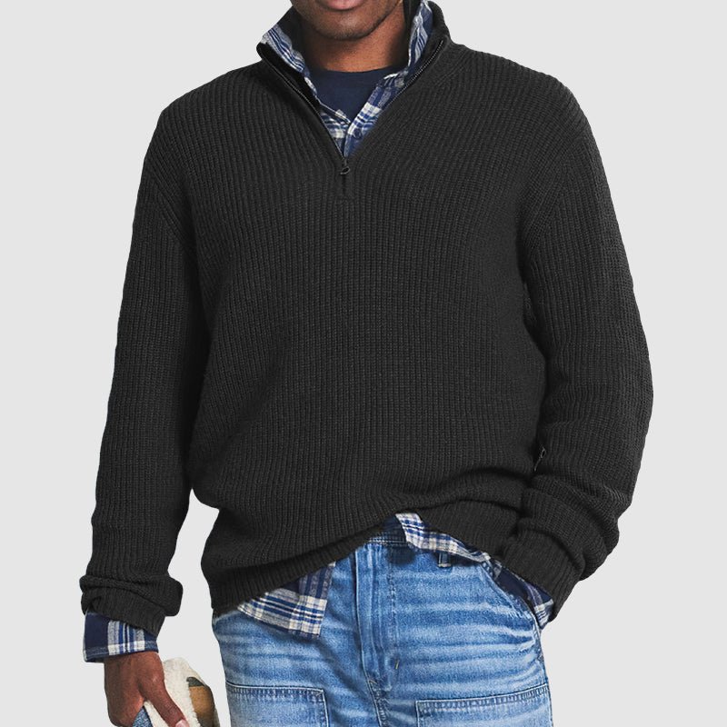 Pull Business Casual à Col Roulé pour Hommes - Marie Montel
