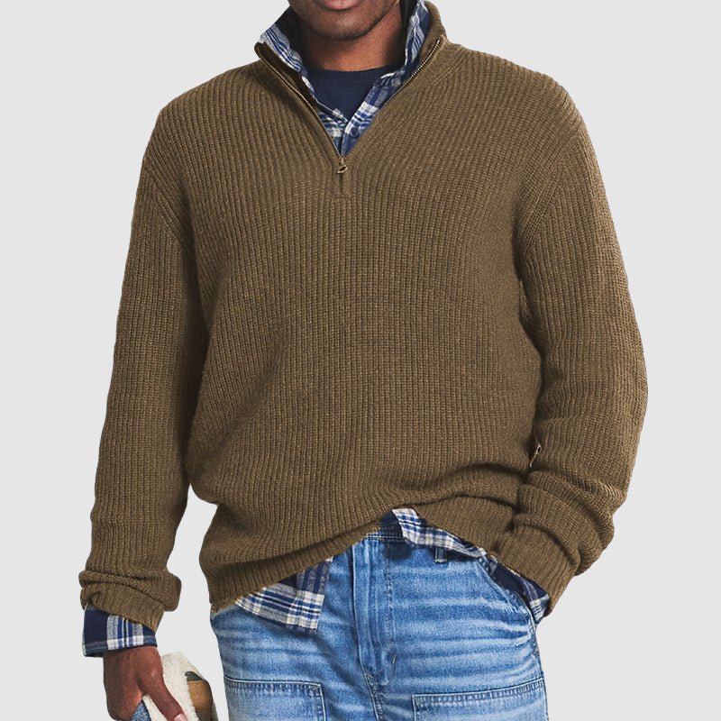 Pull Business Casual à Col Roulé pour Hommes - Marie Montel
