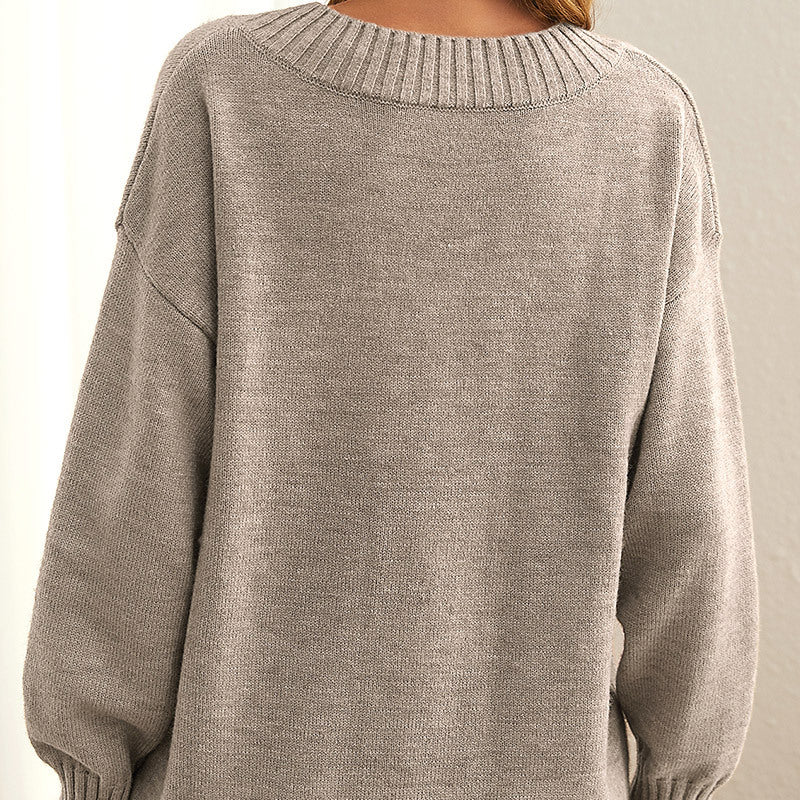Pull Chic à V - Cou pour Femmes - Marie Montel