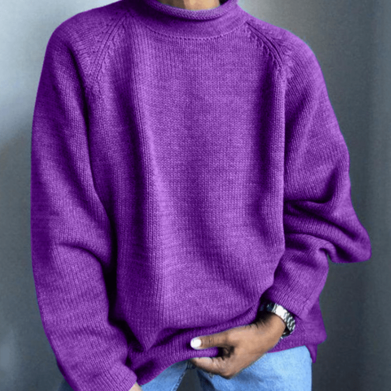 Pull Confort Uni pour Hommes - Marie Montel