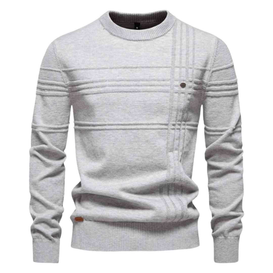 Pull Élégant à Carreaux pour Hommes - Marie Montel