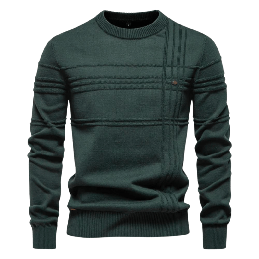 Pull Élégant à Carreaux pour Hommes - Marie Montel
