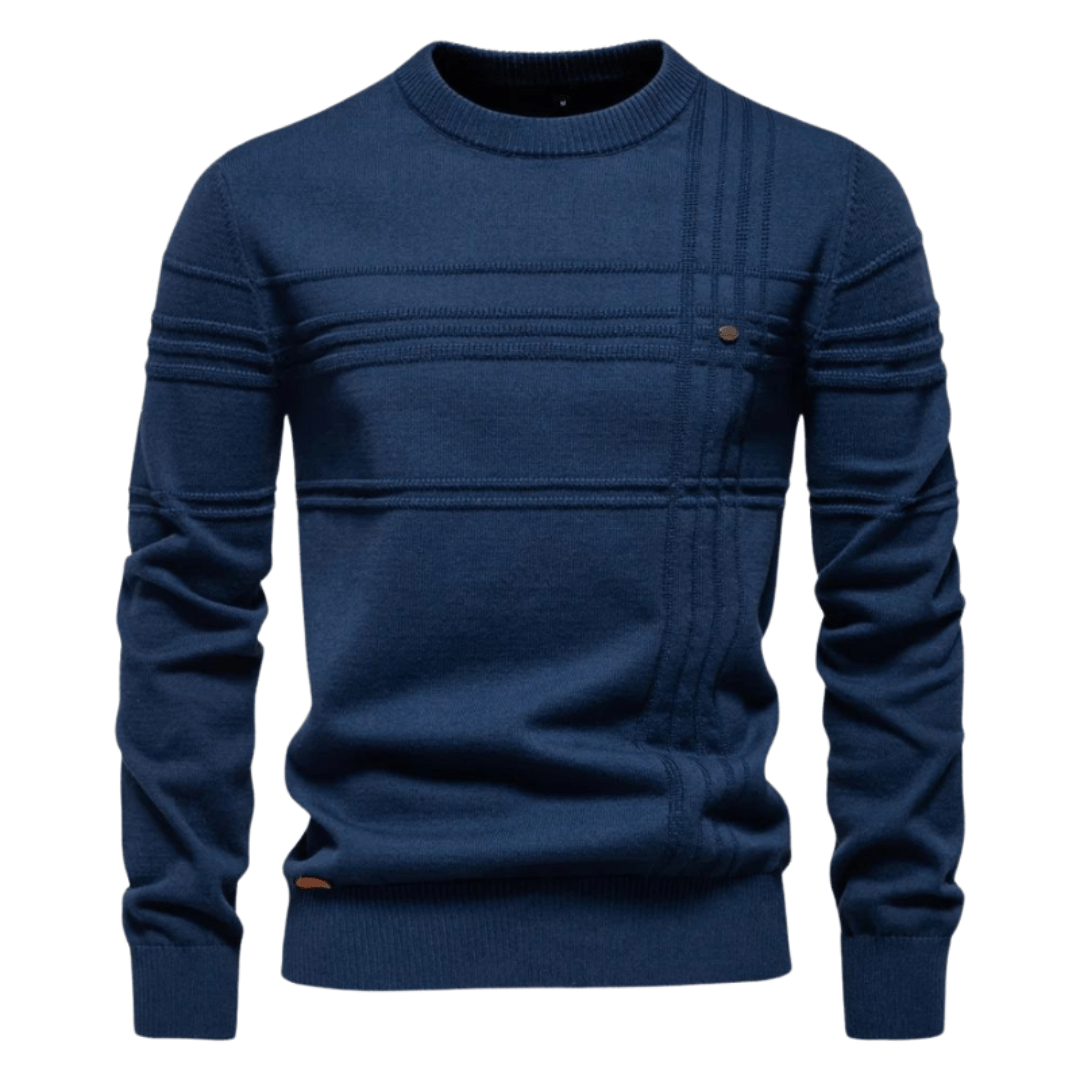 Pull Élégant à Carreaux pour Hommes - Marie Montel