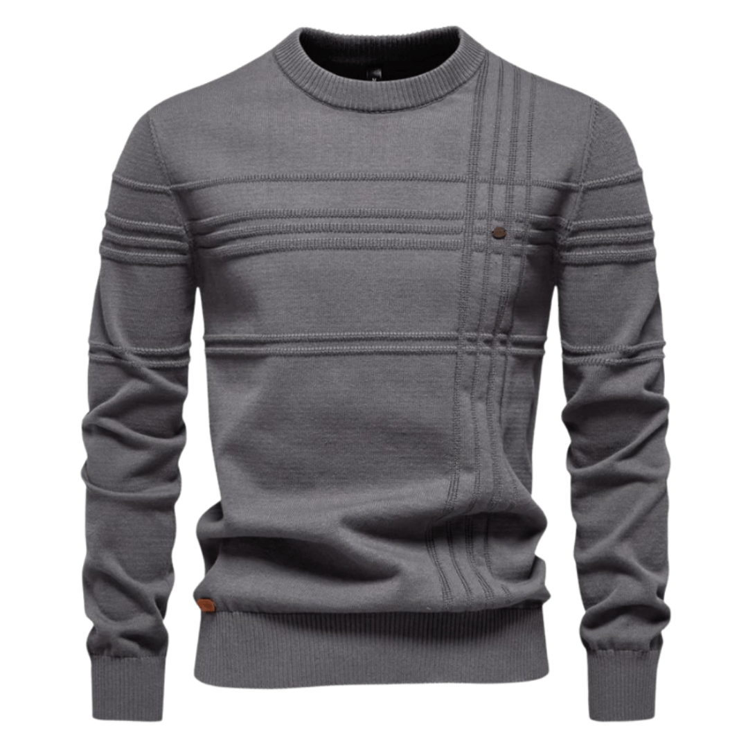Pull Élégant à Carreaux pour Hommes - Marie Montel