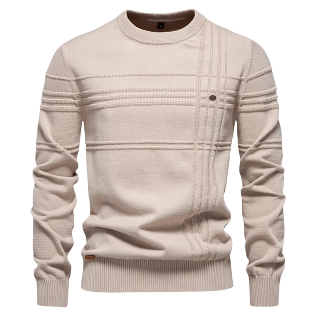 Pull Élégant à Carreaux pour Hommes - Marie Montel