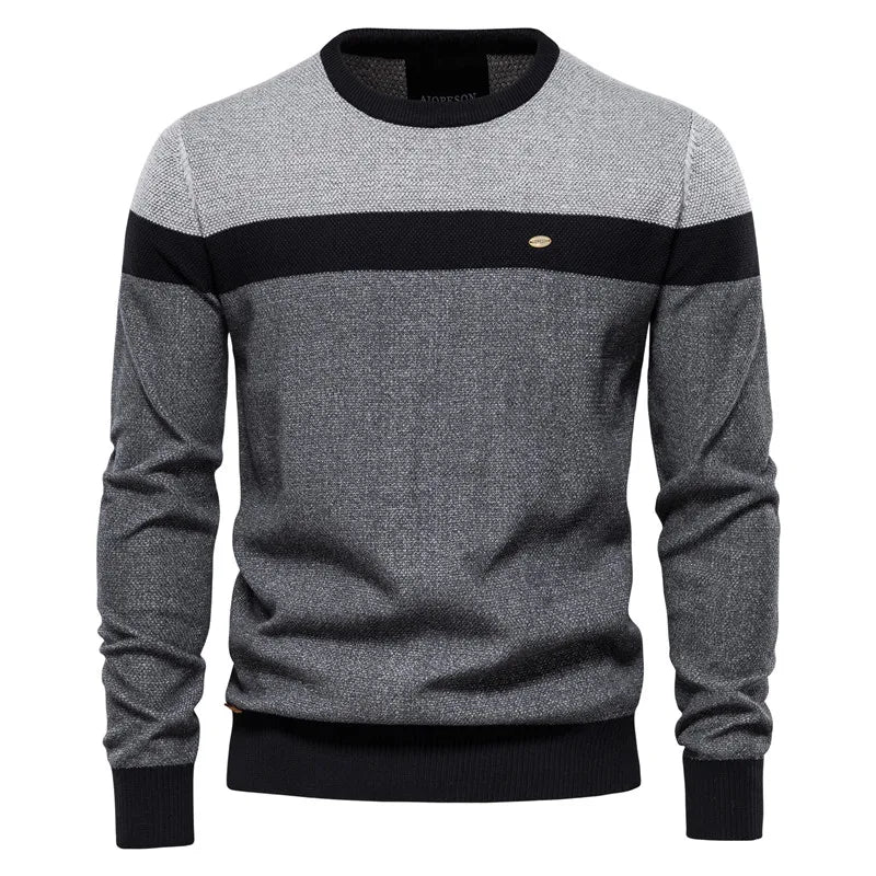 Pull Élégant à Rayures pour Hommes - Marie Montel