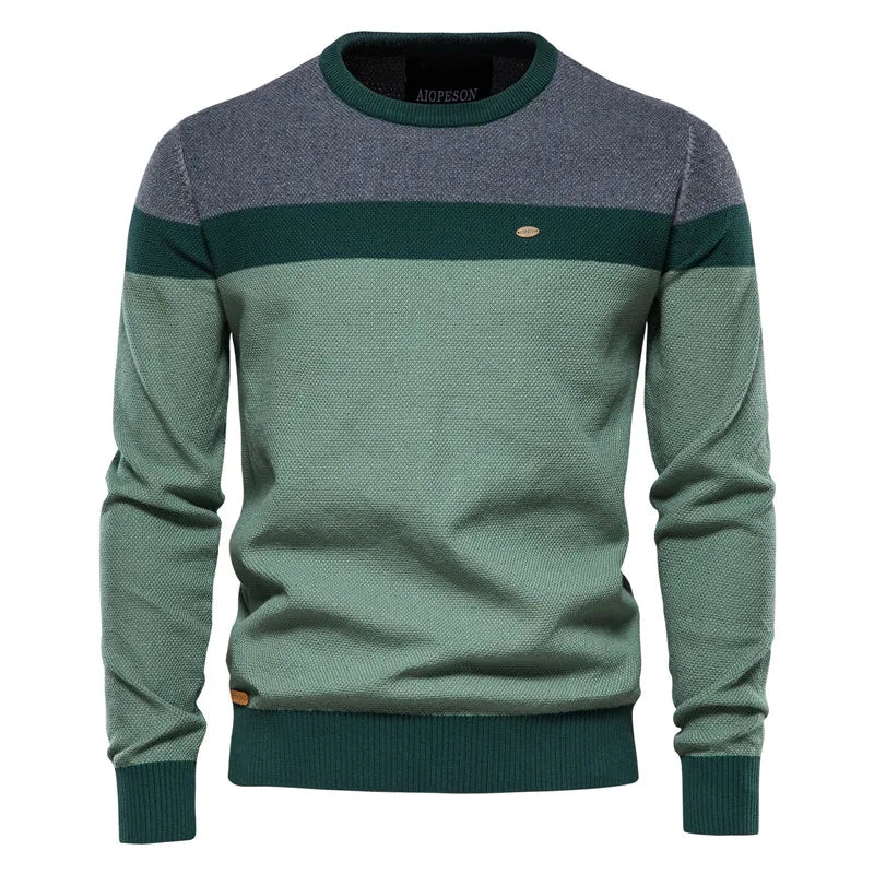Pull Élégant à Rayures pour Hommes - Marie Montel