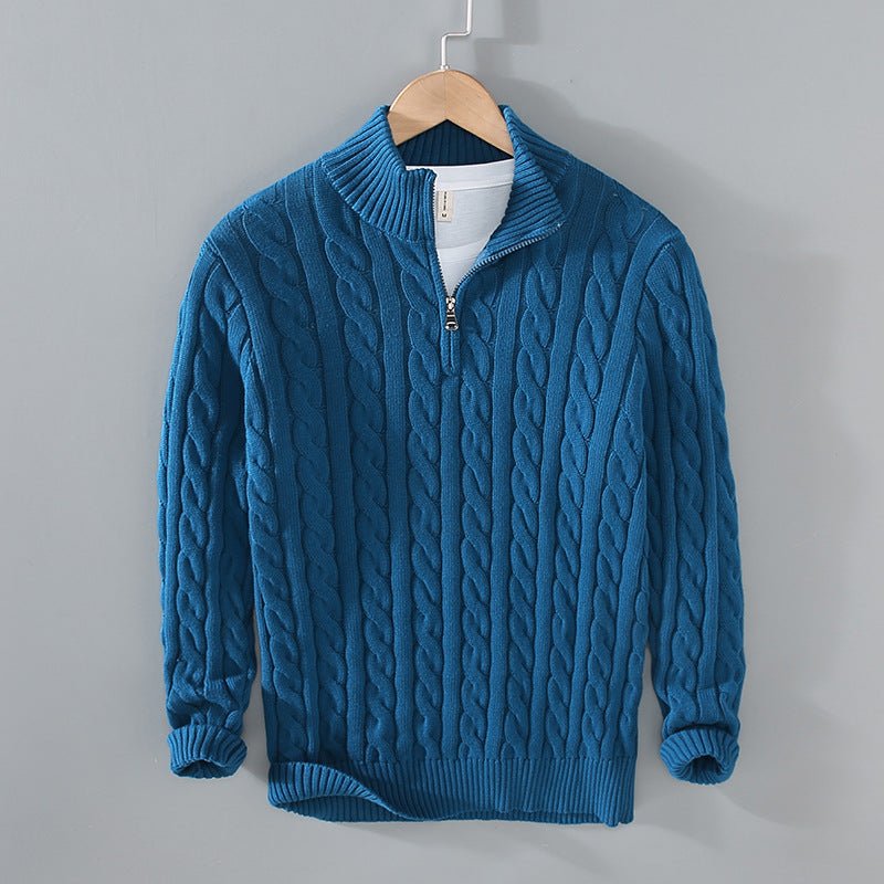 Pull en Laine & Cachemire Col Rond pour Hommes - Marie Montel