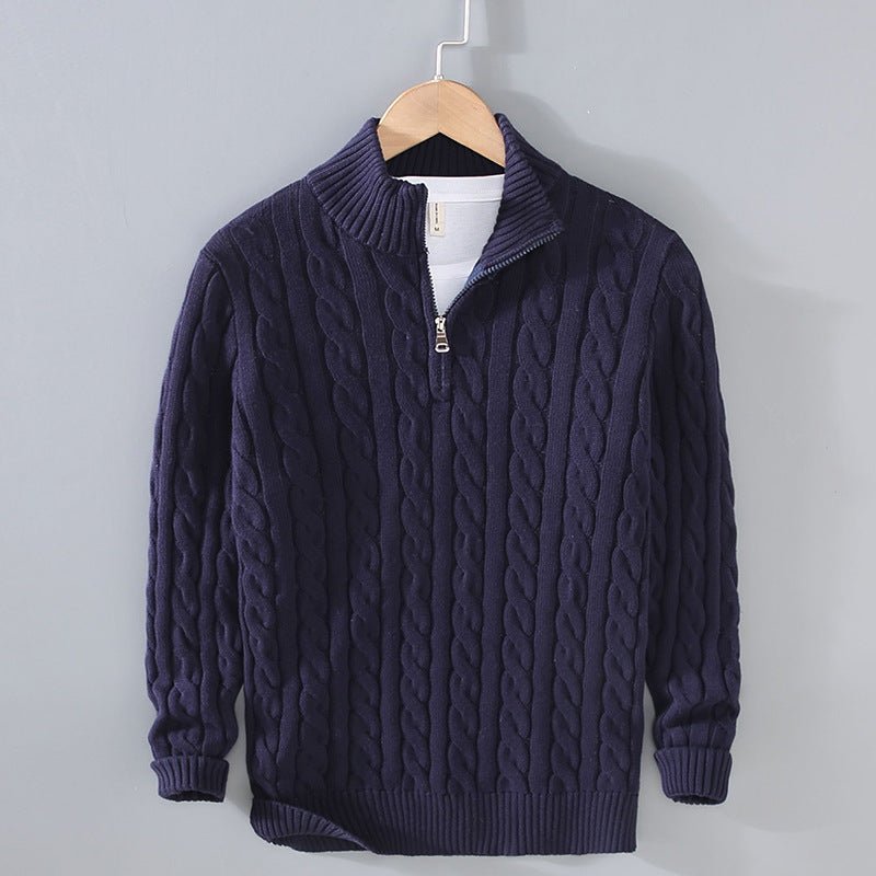 Pull en Laine & Cachemire Col Rond pour Hommes - Marie Montel