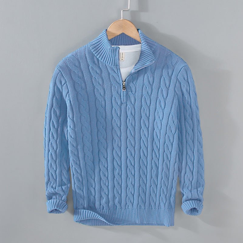 Pull en Laine & Cachemire Col Rond pour Hommes - Marie Montel