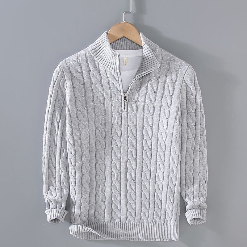 Pull en Laine & Cachemire Col Rond pour Hommes - Marie Montel