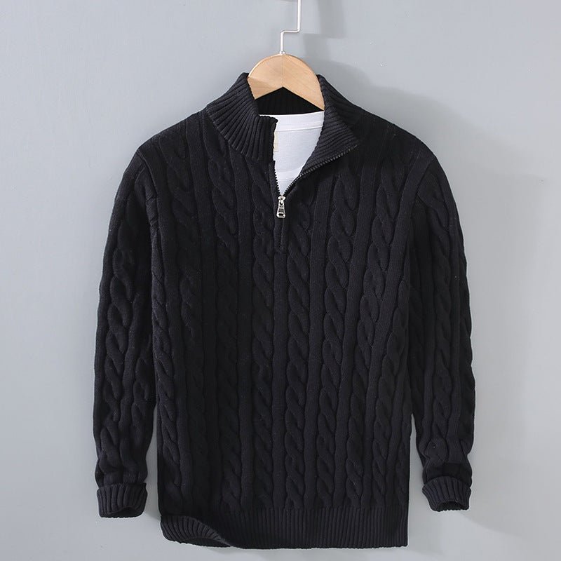 Pull en Laine & Cachemire Col Rond pour Hommes - Marie Montel