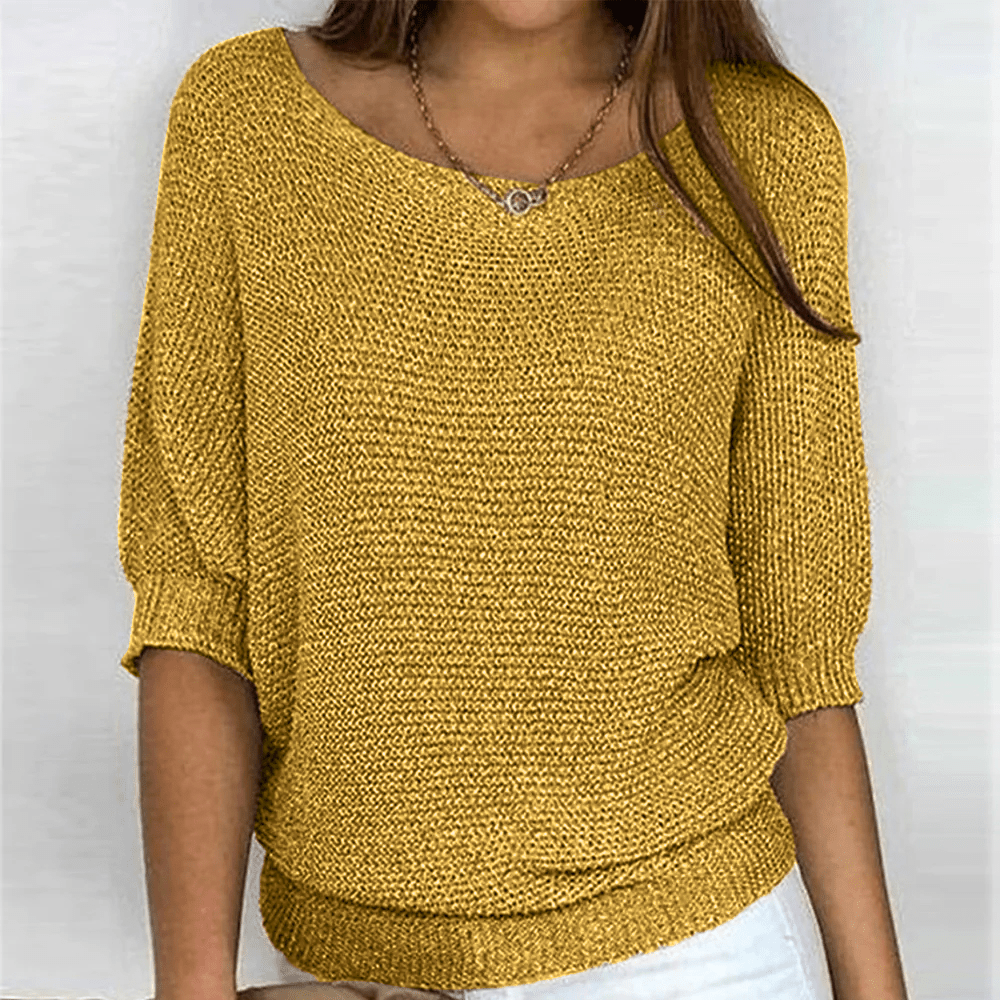 Pull en Maille Oversize Confortable pour Femmes - Marie Montel