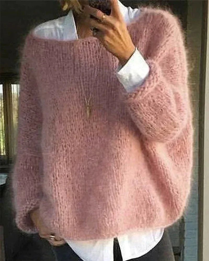 Pull Manches Longues à Epaule Découverte pour Femmes - Marie Montel
