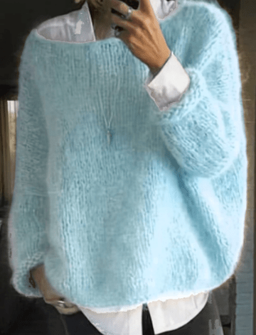 Pull Manches Longues à Epaule Découverte pour Femmes - Marie Montel