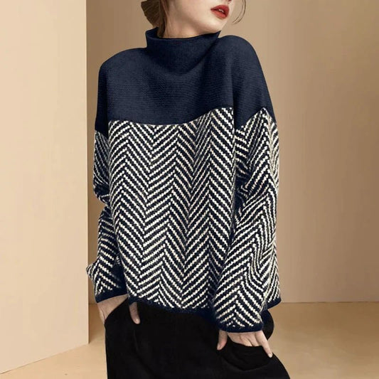 Pull - over Rétro en Tricot pour Femmes - Marie Montel