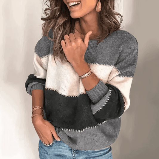 Pullover à Rayures pour Femmes - Marie Montel