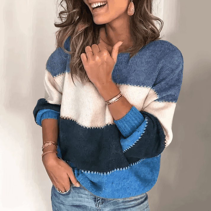 Pullover à Rayures pour Femmes - Marie Montel