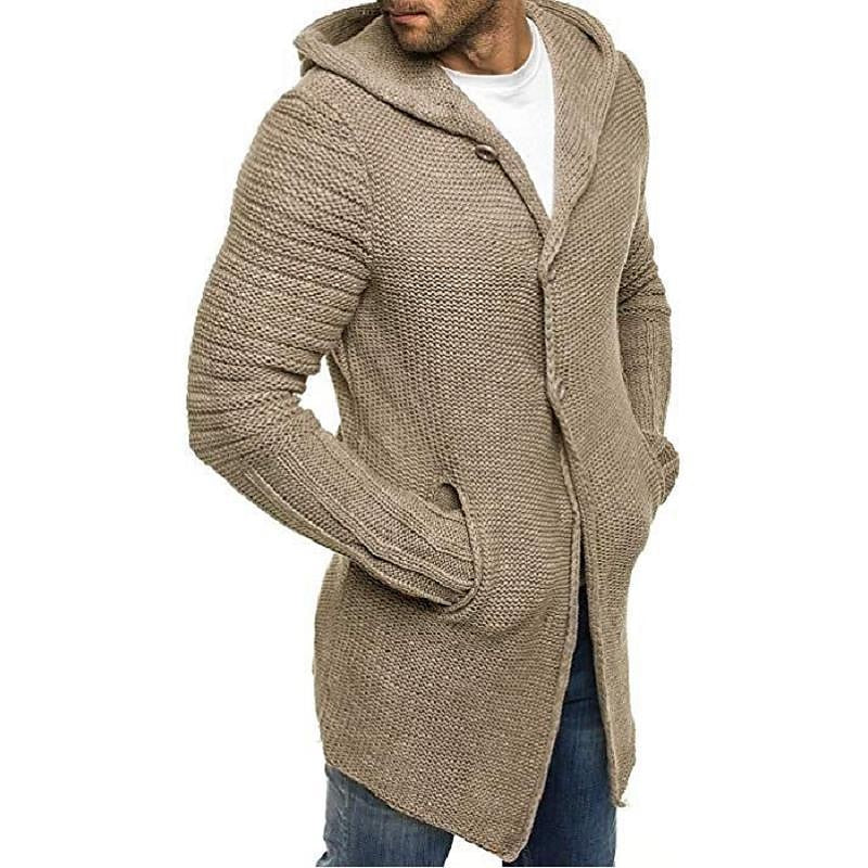 Cardigan long élégant pour hommes